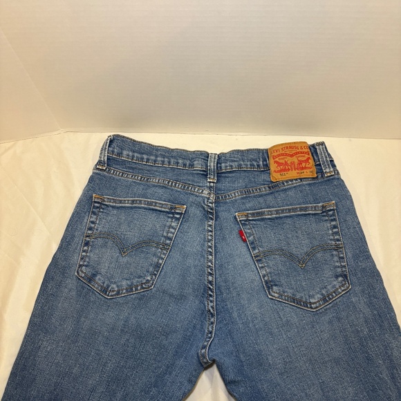 Levi's 511 Athletic Skinny Jeans Men Dark Blue Size 34x30 Zip Cotton Blend Solid - Picture 5 of 9